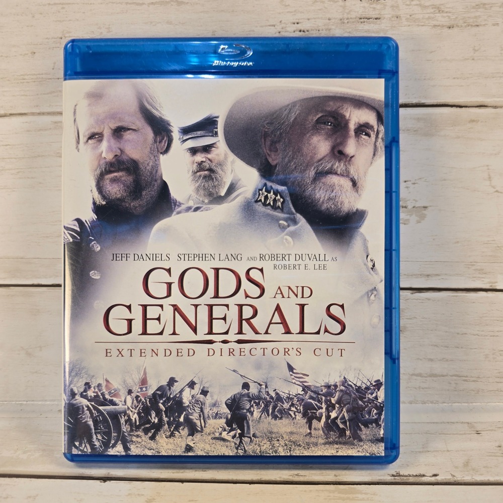 Gods and Generals Extended Director's Cut Blu-ray Jeff Daniels Robert Duvall
